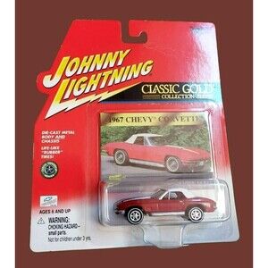 2000 Johnny Lightning 1967 CHEVY CHEVROLET Classic Gold Collection RED RRs 1:64